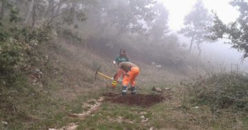 “Adotta un inghiottitoio”, svolto il sopralluogo lungo il fronte franoso