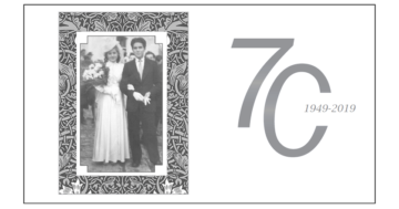 70 anni di matrimonio: un traguardo da record