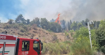 ULTIM’ORA: Vasto incendio in corso